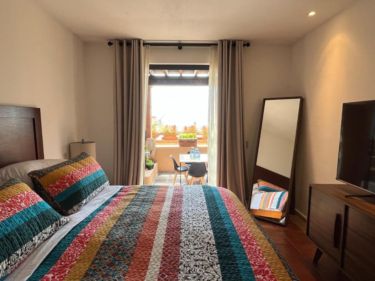 Cousy Condo San Rafael, 3 Blocks From The Parish, Pool, Bbq And Terrace 산미겔데아옌데 외부 사진